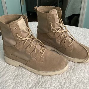 Tan sorel waterproof boots